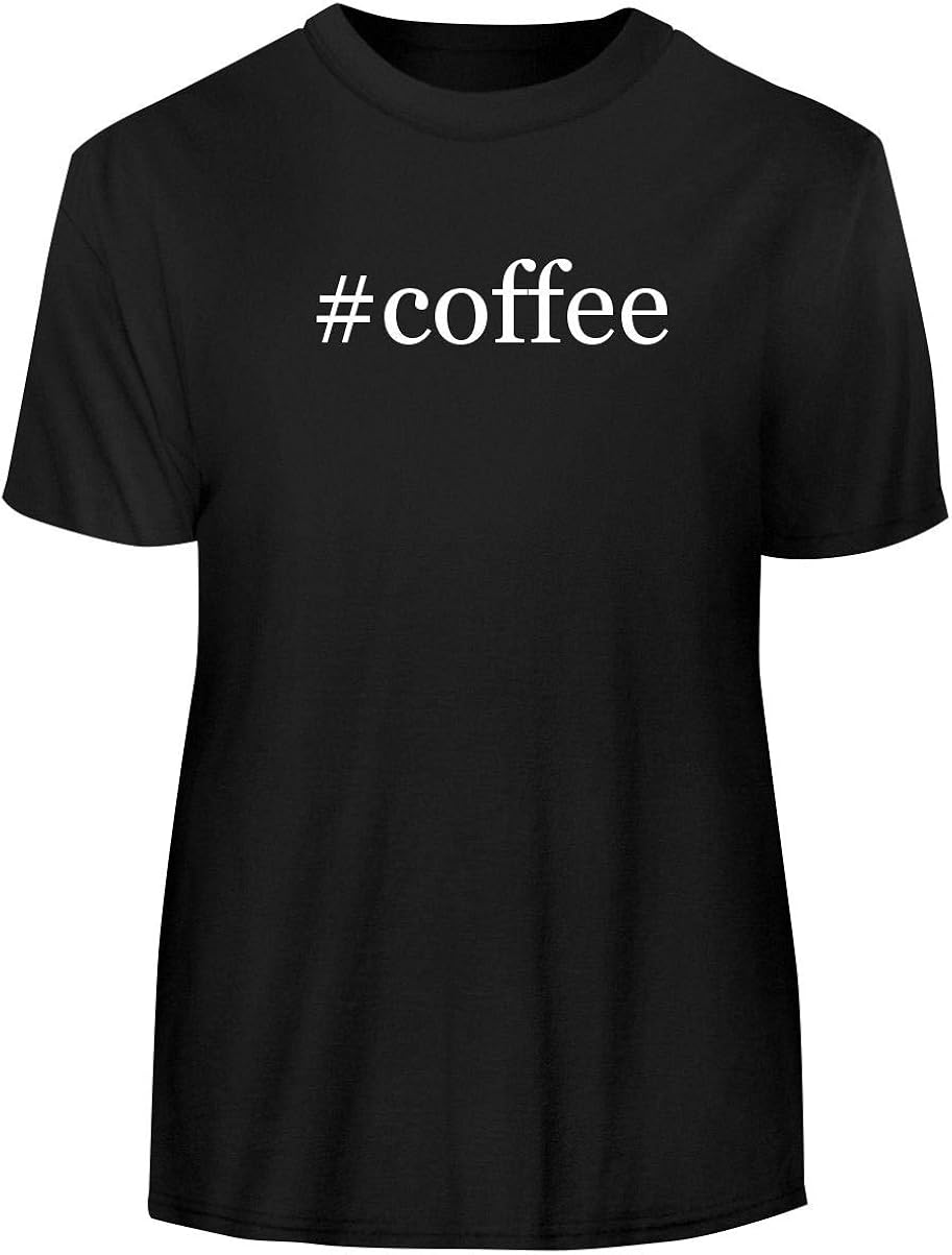 One Legging it Around #Coffee - Hashtag Men's Funny Soft Adult Tee T-Shirt