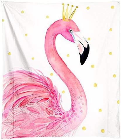 YIWINNER Flamingos Tapestry Wall Hanging Holiday Home Dorm Decoration Wall Art (50''X60'', A)