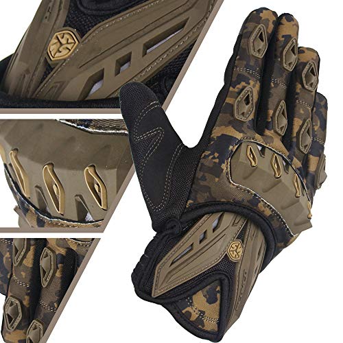 SCOYCO Camouflage Tactical Gloves,Breathable Full Finger Shell