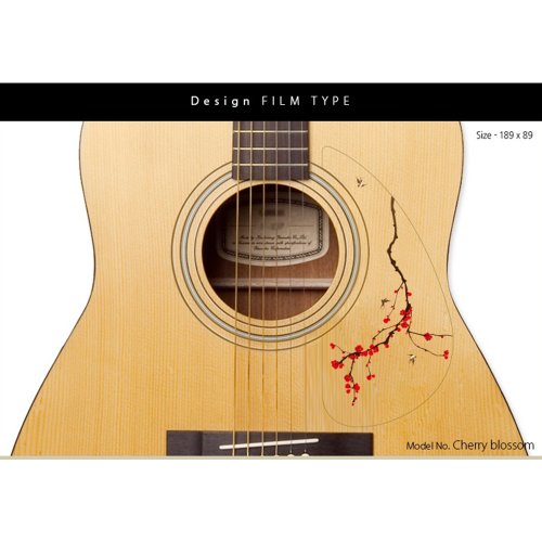 Healingshield Premium Acoustic Guitar Pickguard Basic Type Cherry Blossom Buy Online in UAE