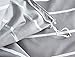 M&Meagle Lightweight Microfiber Duvet Cover Gray,Stripe Print Pattern Bedding Sets,Zipper & Tie for Women & Men's Bedroom - Queen Size(3Pcs,1 Duvet Cover 2 Pillowcases)
