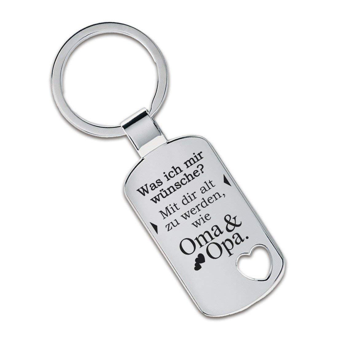 Lieblingsmensch Keyring Model: What I Wish? - Cut-Out Heart