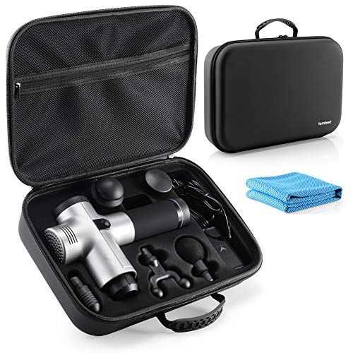 Tombert Carrying Case for Hyperice Hypervolt, 5 Attachment Slots