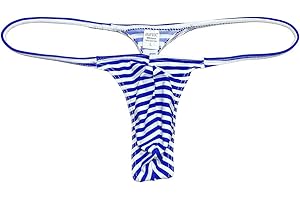 OROCOJUCO Men's Mini Bikini T-back Underwear Slim Cut Pouch Swim G-string Minimal Coverage Tangas Hipster String Thong