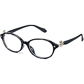 Cyxus Blue Light Glasses Women Stylish Computer Glasses for Office Reduce Eye Strain Anti-Migraine for Working, Studying 8319