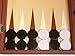 19-inch Premium Backgammon Set - Large Size - Desert Brown Board