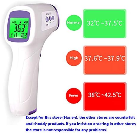 April Story Digital Infrared IR Thermometer, No-Contact Laser Temperature Gun for Medical Professional