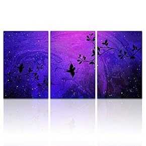 signwin 3 Piece Canvas Wall Art Beautiful Scenery...