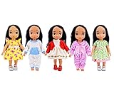 Ebuddy 5pc/Set Bitty Baby Doll Clothes For 14-16 inch doll