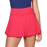 SOFIBELLA Style Icons Super Pink 14 Inch Womens Tennis Skirt