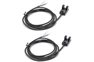 HEECHOO 2Pcs Optical Sensor TRANSMISSIVE/Slotted Interrupter Limit Switch EE-SX674 for Linear Rail Guide Actuator