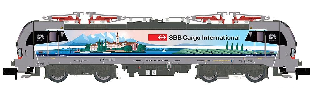 LEMKE Hobbytrain 81223878 - E-Lok BR 193 139 Vectron SBB Cargo/Monte Rosa, Ep.VI, Sound - Spurweite N
