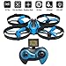 RCtown ELF II Mini Drone for Kids Altitude Hold Height Headless Mode 3D 360° Flips & Rolls RC Quadcopter One-Key Return Helicopter Steady Super Easy Fly for Beginners (Blue)