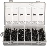 Disco Automotive 8117 Black Nylon Shield Retainer Assortment