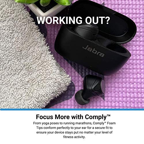 COMPLY Foam TrueGrip Pro Replacement Earbud Tips for Jabra 75t/65t