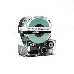 Epson LABELWORKS 236BWPX PET (Polyester) Tape