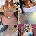 Women White 3 Cultured Freshwater Pearls Choker Necklace on Genuine Leather Cord Knotted Jewelry-Black 16