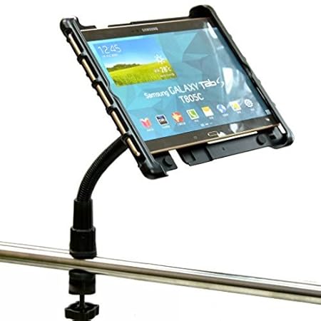 Buybits Heavy Duty C-Klemmen Crosstrainer Laufband Fitnessstudio Tablet Halter für Samsung Galaxy Tab S4 (10.5 ')