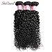Brazilian Kinkys Curly Hair 3 Bundles 16 18 20 inch Unprocessed Virgin Brazilian Curly Human Hair Extensions Natural Black Brazilian Hair
