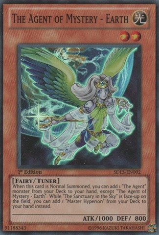 Yu-Gi-Oh! - The Agent of Mystery - Earth (SDLS-EN002) - Structure Deck: Lost Sanctuary - 1st Edition - Super Rare