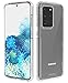 Temdan for Samsung Galaxy S20 Ultra Case, Anti-Scratch Clear Case with Hard PC Shield+Soft TPU Bumper Designed for Samsung Galaxy S20 Ultra 5G 6.9 inch 2020 -Crystal Clear