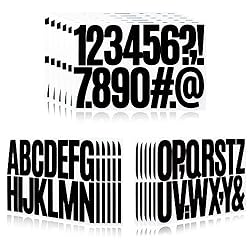 288 Pieces 18 Sheets Letter Stickers,Self Adhesive