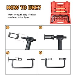 Prokomon 12Pcs Valve Spring Compressor with Valve