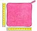 Makeup Remover Cloth (2 pack Pink) - Reusable Microfiber Facial Cleansing Towel - Wipes Face Clean