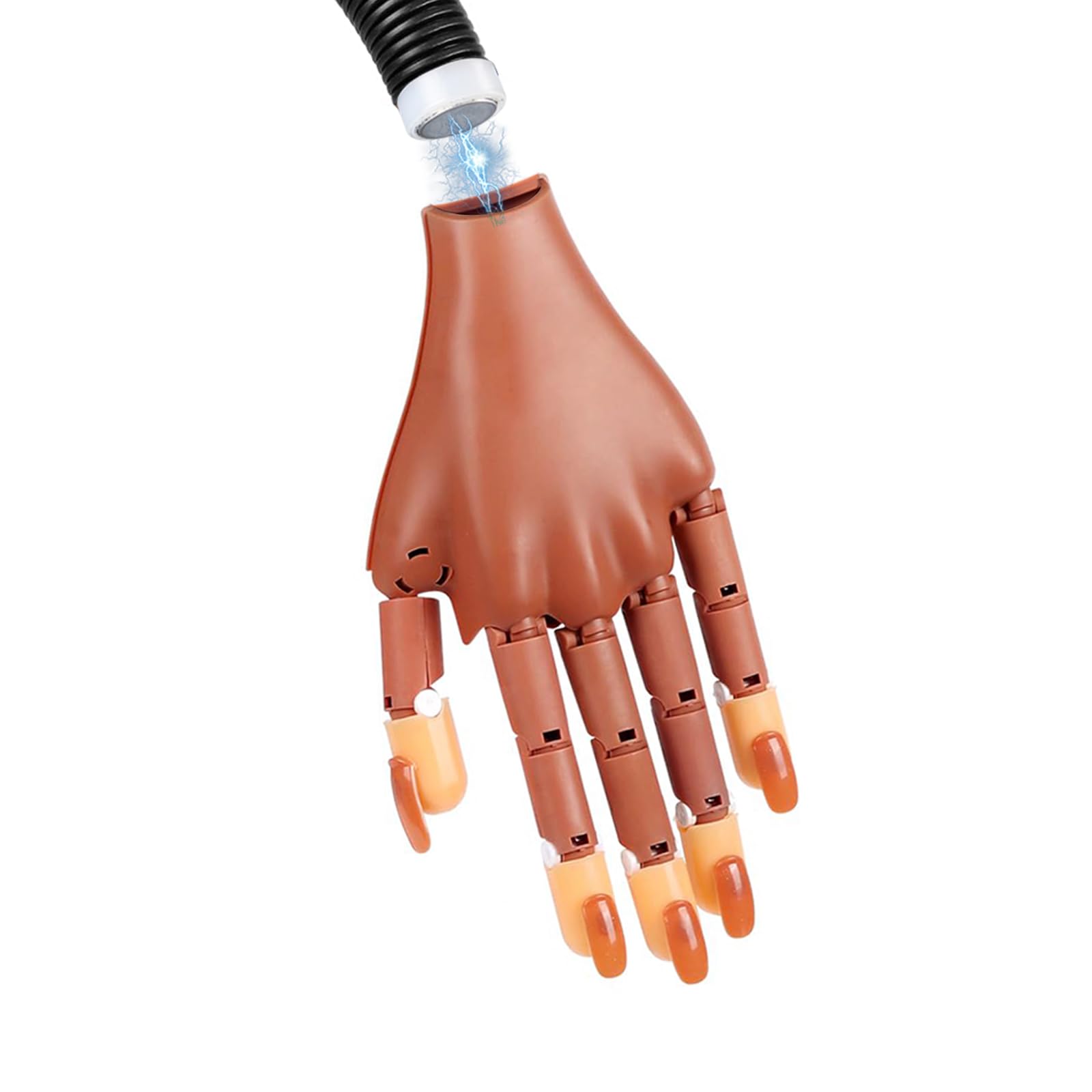 Photo 1 of (1 Palm Only, Only Fit for Wilfniee Magnetic Nail Hand) Wilfniee Practice Hand Palm for Acrylic Nails: Magnetic Nail Practice Hand Palm Flexible Fake Hand For Nail Practice