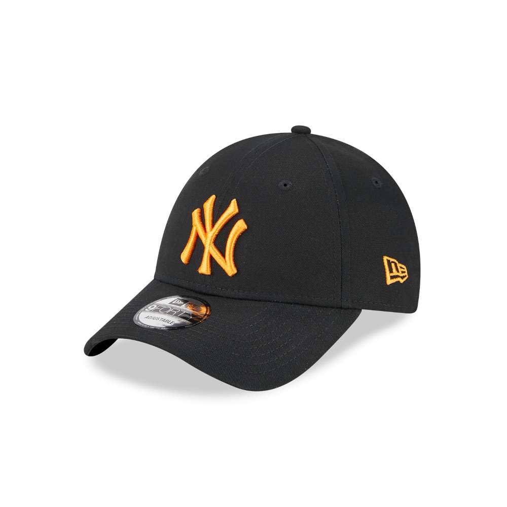 New Era New York Yankees MLB League Essential Black Orange 9Forty Adjustable Cap - One-Size