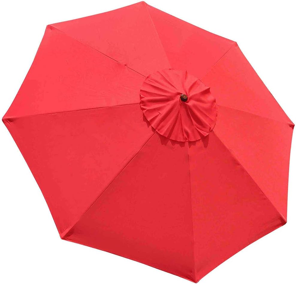 Amazon Com Cielo Blue New Market Patio Umbrella Replacement Canopy Canvas Cover 8 9 10 11 13 Ft 9 Red Garden Outdoor