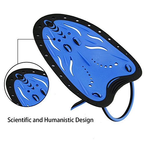 Whale Swim Training Hand Paddles Adjustable Strap Swimming Hand Paddle Youth/Adults for Tubing