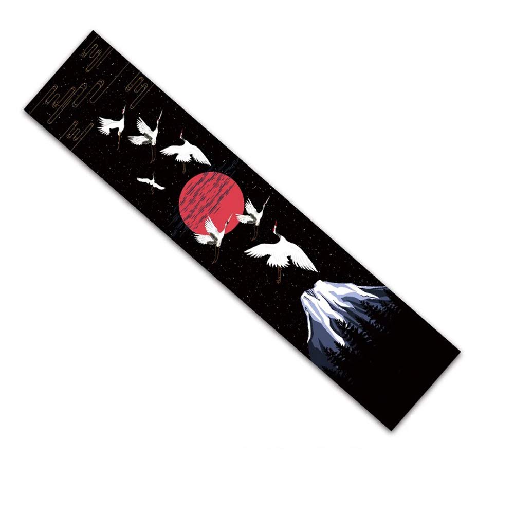 Rayauto 47"X10" Sport Outdoor Skateboard Longboard Dancing Board Penny Cruiser Board Waterproof Diamond Griptape Sheet Sticker Deck Sandpaper