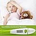 Habor Medical Thermometer (2 Pack), FDA Fast 10 SEC Digital Thermometer for Oral Rectal Armpit Underarm Mouth with Fever Alarm & Memory Function for Kids Baby Adults Cats Dogs