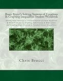 Bossy Brocci's Solving Systems of Equations & Graphing Inequalities Student Workbook: Solving Slope-Intercept & Standard System of Linear Equations & ... & Standard Linear Inequalities