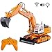 deAO RC Excavator Truck with Lights and Sounds Digger Construction Truck