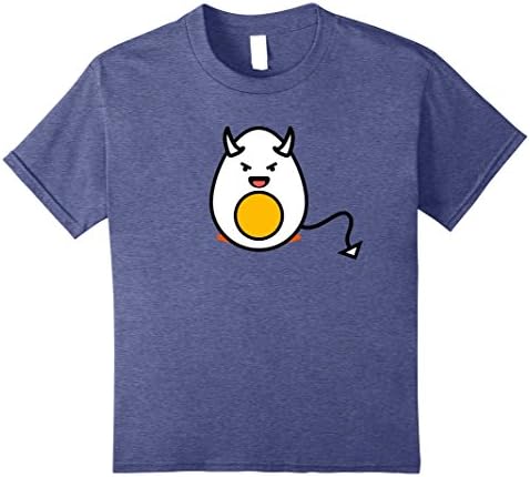 Kids Deviled Egg T-Shirt Custome Halloween 8 Heather Blue