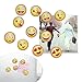 OUNONA 12Pcs 3D Refrigerator Magnets Fridge Magnets Funny Magnets for Refrigerator/Whiteboards,1.8inch