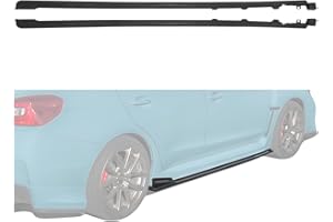 HECASA Side Skirts Compatible with 2015-2021 Subaru WRX & WRX STI 4-Door Sedan Rocker Panel Extension Splitter Side Splitter ABS Plastic Black