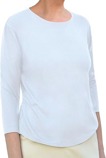 white bubble hem tops