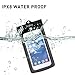 ZoiyTop Waterproof Phone Case Universal Dry Bag Waterproof Phone Bag Pouch for iphone 6 6S 5S Note 5 S7 (Black)