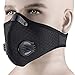 Dust Mask, MoHo Dustproof Mask Filtration Exhaust Gas Anti Pollen Allergy Fitness Mask, Cycling Mesh Cover Dust Mask Half Face Bike Mask for Outdoor Activities (Black)