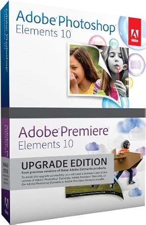 Adobe Photoshop Elements And Premiere Elements 10 Bundle Upgrade Version Pc Mac Amazon Co Uk Software