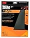 3M Wetordry Sandpaper, 32023, 1500 Grit, 9 in x 11 in, 5 Sheets Per Pack