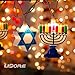 LIDORE 10 light Hanukkah festival light set. 110V