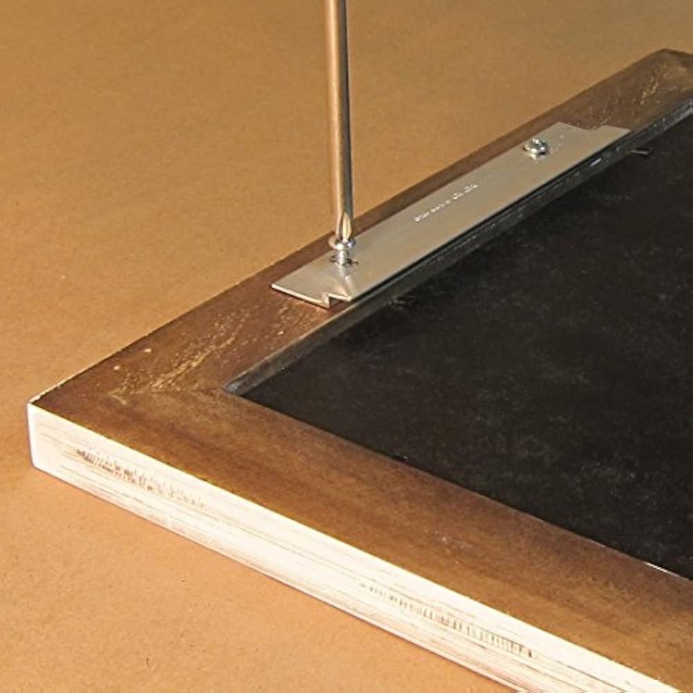 French Cleat Picture Hanger Kit 6 Inch 3 Pairs Small Z Bar Supports 50