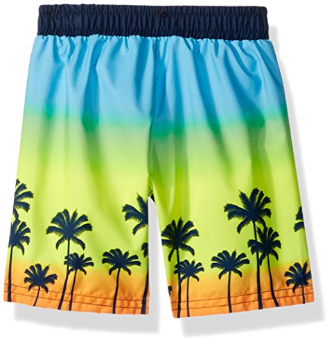 Baby Buns Baby Boys Two Piece Tropic Paradise Rashguard Swimsuit Set, Multi, 6-9 Months