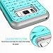 Samsung S8 Case, Galaxy S8 Case, TILL(TM) Studded Rhinestone Crystal Bling Shock Absorbing Hybrid Defender Rugged Slim Case Cover For Samsung Galaxy S8 S VIII 5.8 Inch 2017 [Turquoise]