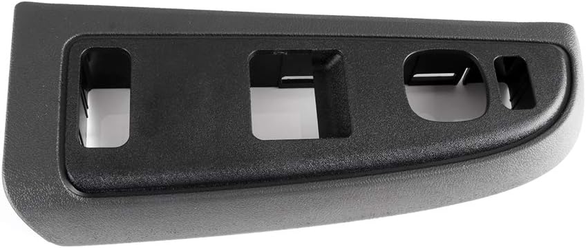 cciyu Window Switch Bezel Gray Front Left Drivers Side Replacement fits for Chevy Silverado 1500 2500 3500 2004-2006 GMC Sierra 1500 2500 3500 2004-2006 Replace 89045124