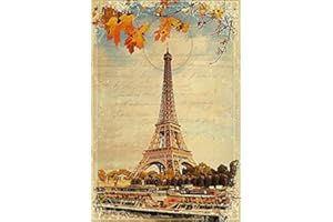 EUROPEAN EXCELLENCY Rice Paper for Decoupage Vintage Photo, Landscape, Graphique de France (Eiffel Tower - 2 Sheets)